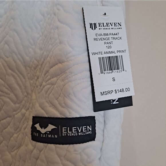 Eleven by Venus Williams The Batman Victory Quilted Jogging Pants White Small - Picture 9 of 10